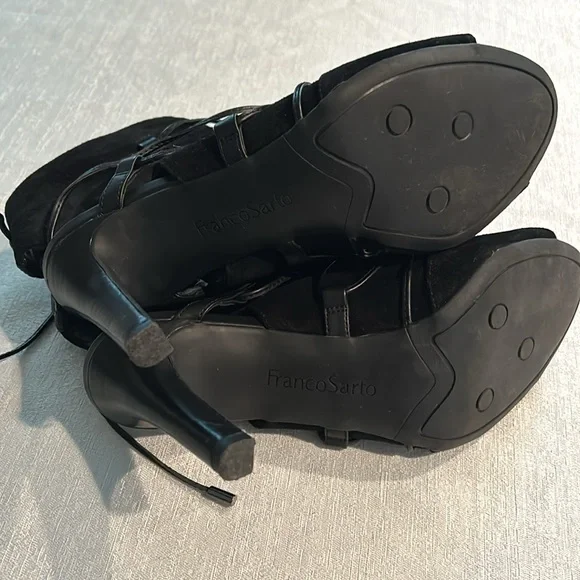 Franco Sarto Women’s ‘Quinera’ Peep Toe Sandal Bow Tied Shoes Size 7.5 - Picture 11 of 12